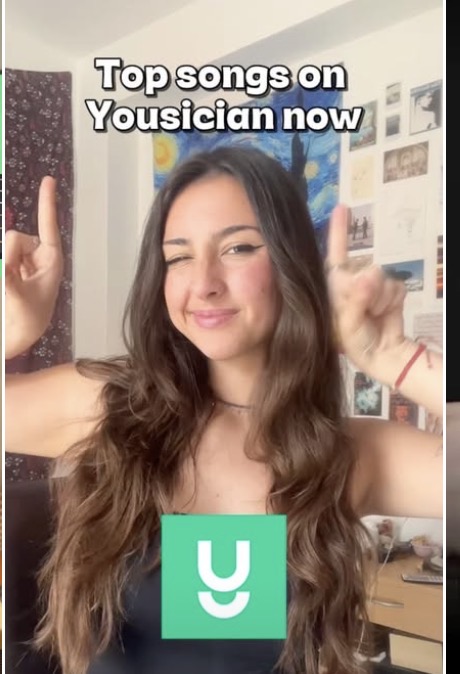 Top songs collaboration content for Yousician